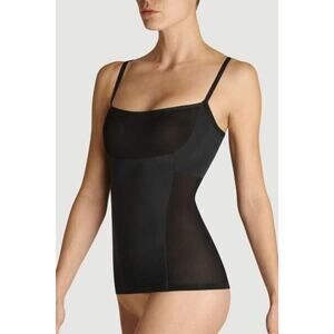Item M6 NWT Black Shape Multi Strap Top Size L